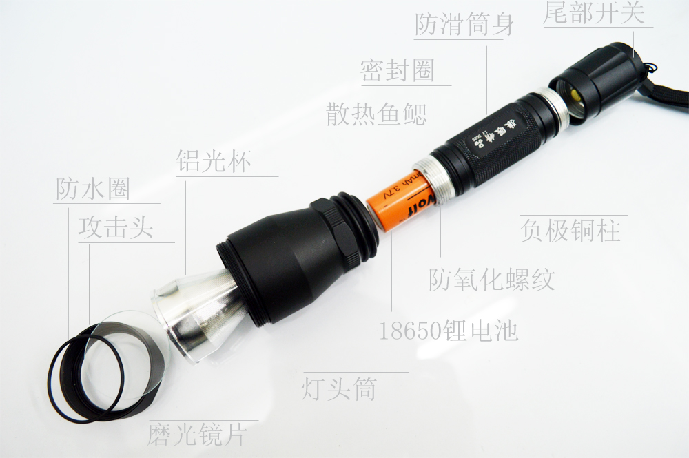 LED强光手电筒 LED强光手电筒