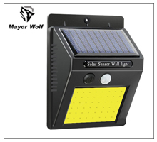 LY-BD003跨境30led人体感应太阳能壁灯Mayor Wolf