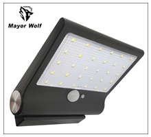 BD037太阳能壁灯 家用户外庭院壁灯 景观灯 Mayor Wolf