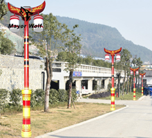 复古灯笼景观灯仿古庭院灯LED路灯中国风户外中式庭院灯