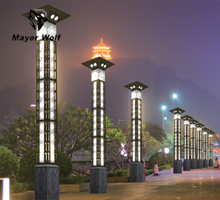 方形中式公园景观灯柱 户外广场园林道路大型LED景观灯造型灯定制