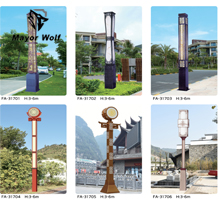 led方形景观灯定制不锈钢防水造型灯户外庭院园林广场特色景观灯